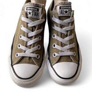 Converse All Star Canvas low top Sneakers Unisex Olive Khaki Dill Green,M3/W5